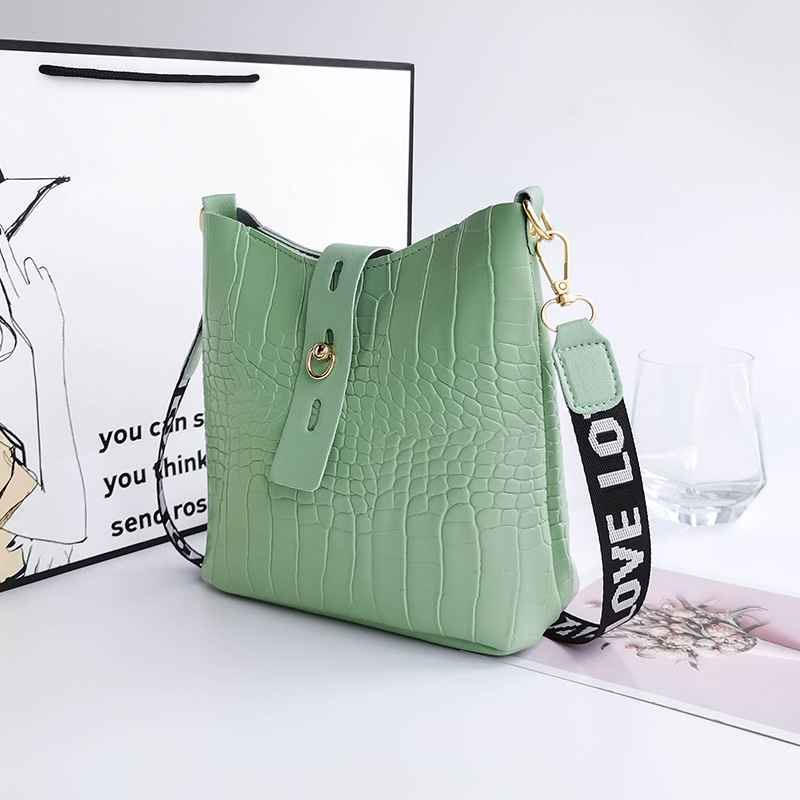New Fashion Women's Stone Texture Small Square Bag Shoulder Crossbody Phone Bag - Image 4