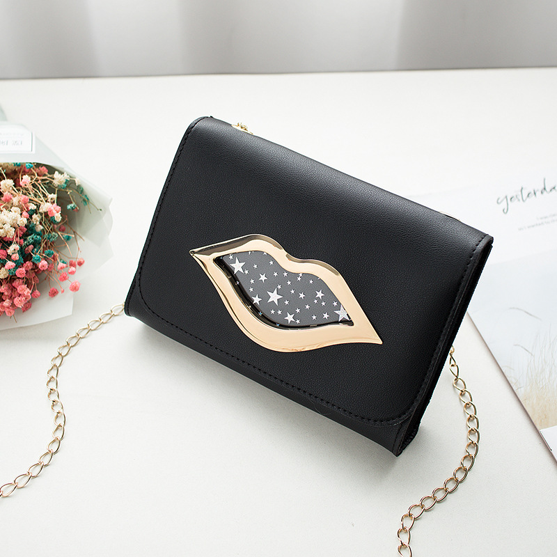 Printed Small Square Crossbody Phone Bag for Women – Geometric Cutout PU Shoulder Bag