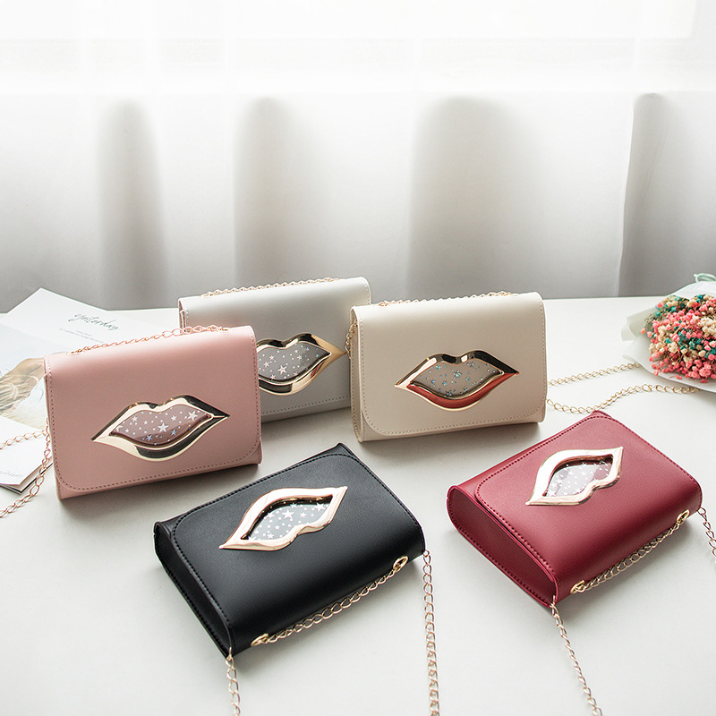 Printed Small Square Crossbody Phone Bag for Women - Geometric Cutout PU Shoulder Bag