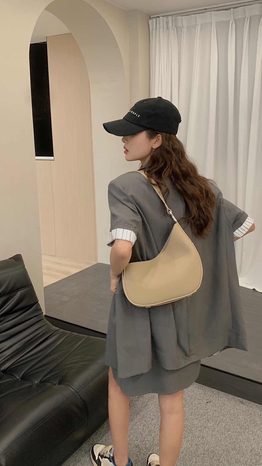 MBH Minimalist Saddle Shoulder Bag – Original Price 179.99