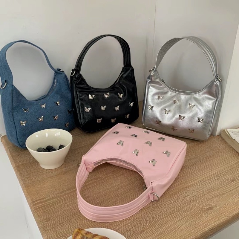 Nomore 2024 Butterfly Design Underarm Shoulder Handbag for Commute