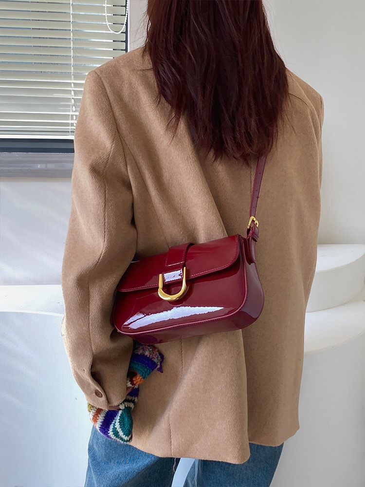 Autumn Winter New Underarm Bag French Korean Style Crossbody Small Square Bag