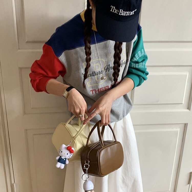Korean Style Women’s Small Square Bag 2024 Autumn Winter Fashion Handbag Crossbody