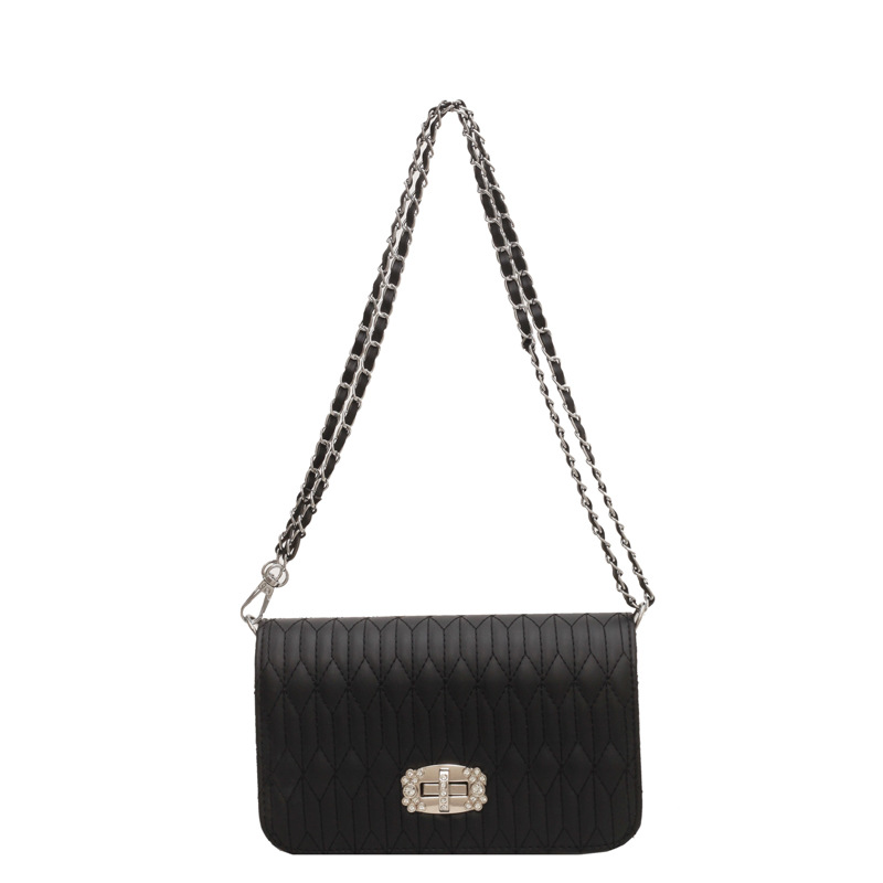 2024 Summer Korean Style Chain Small Square Bag Women's Casual Shoulder Bag - Image 5