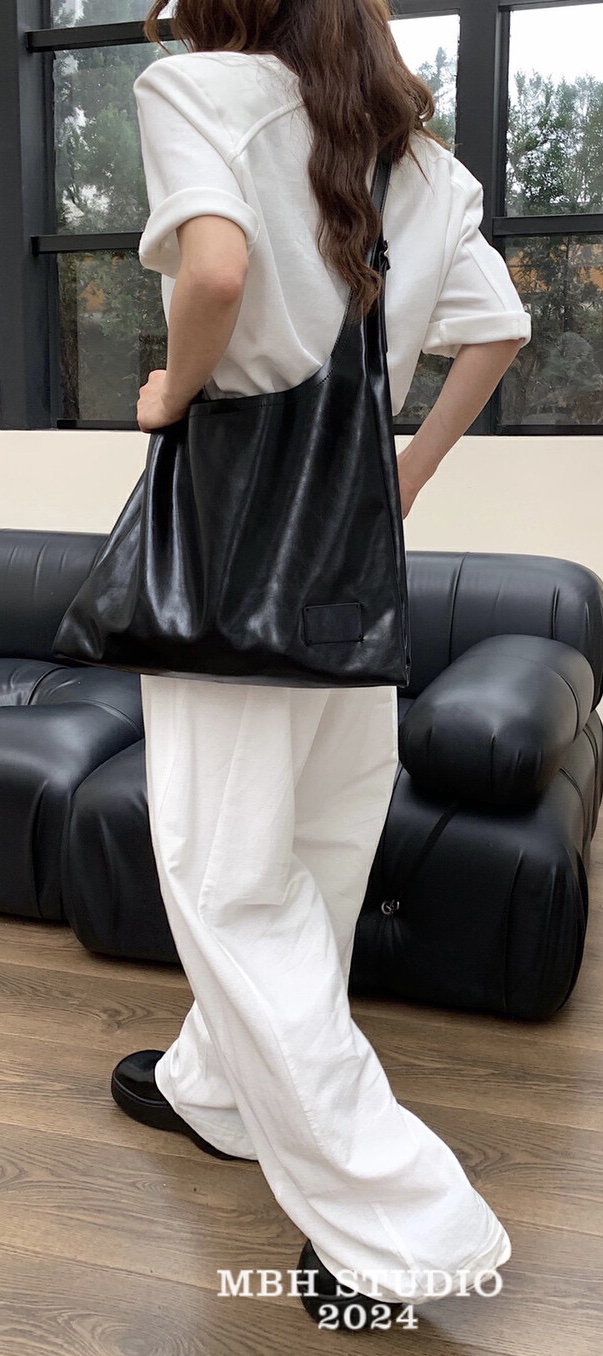 MBH Lightweight Minimalist Commuter Large Capacity Tote Shoulder Bag - Image 3