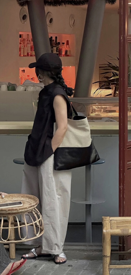 MBH Canvas Casual Large Capacity Tote Shoulder Bag